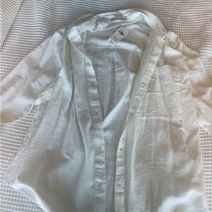 Abercrombie Linen Button Down Shirt